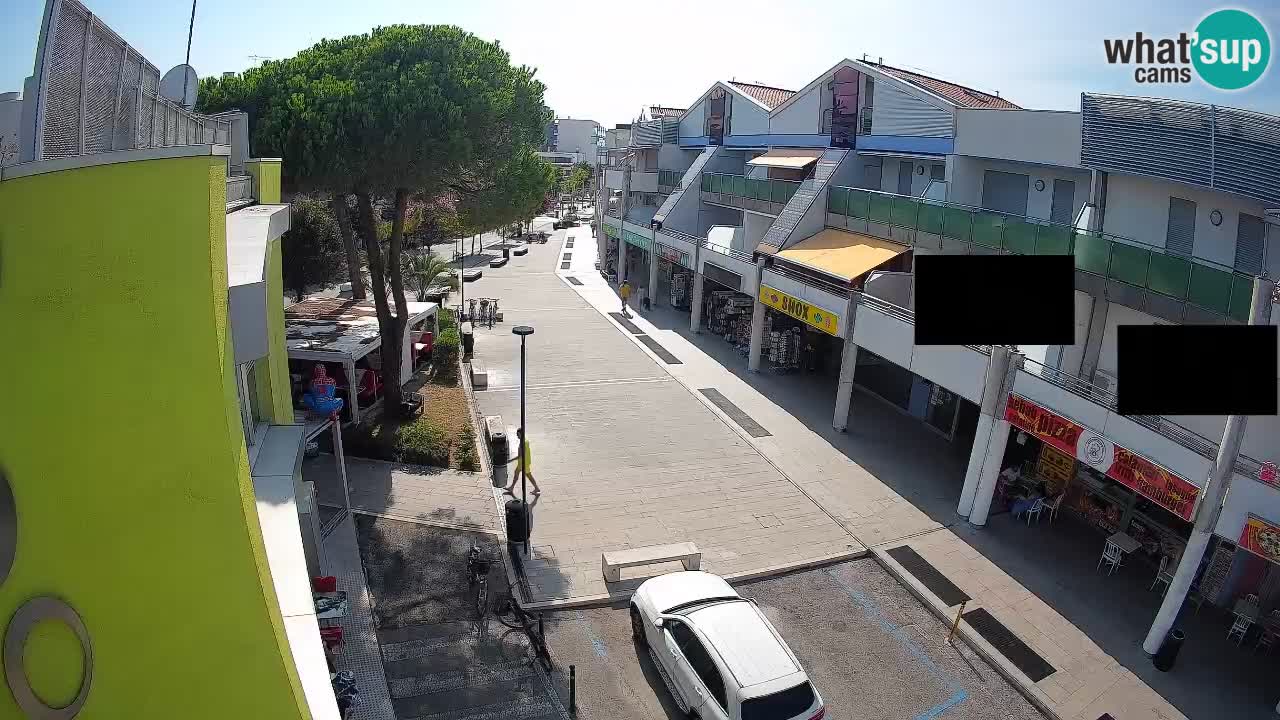 Webcam Rue Commerçante de Bibione – Vue en direct