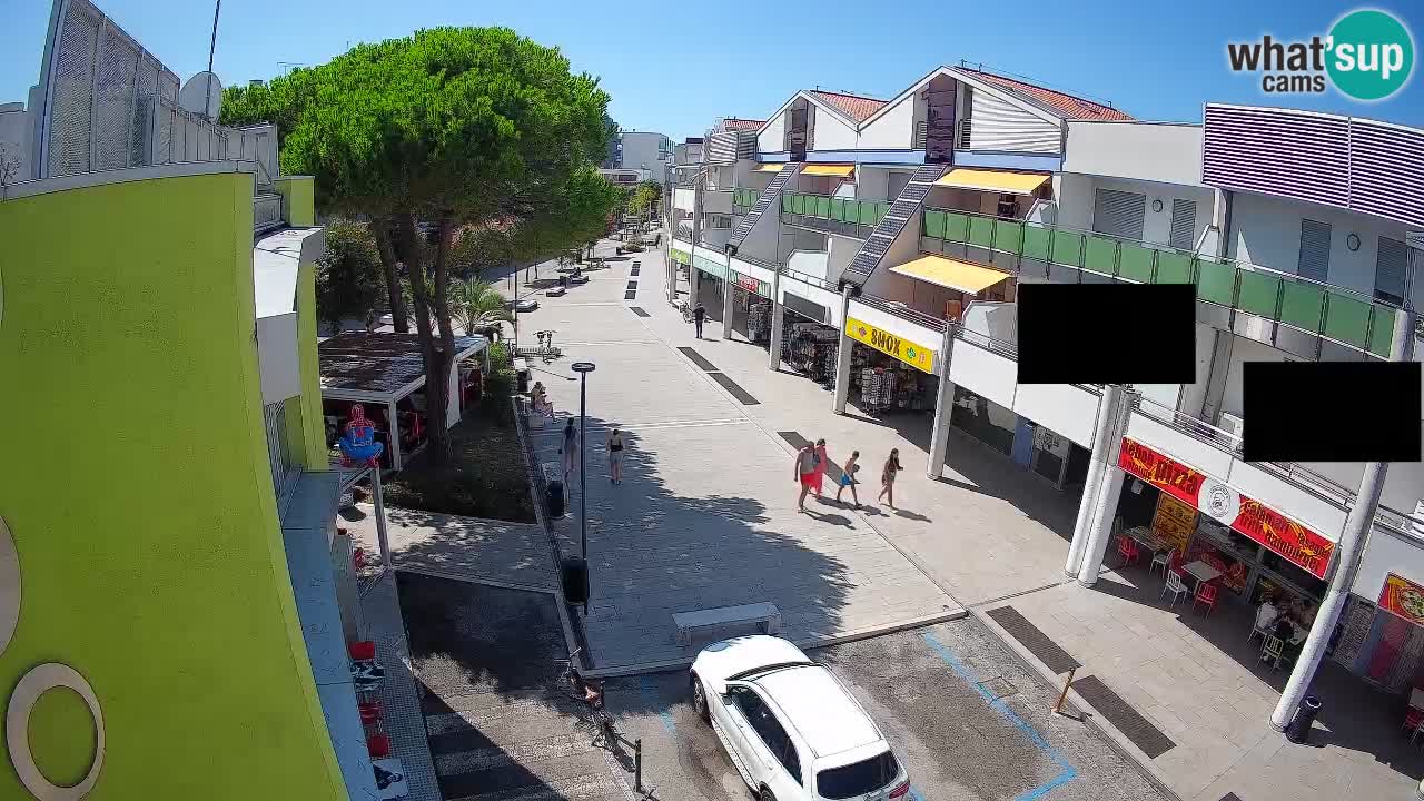 Webcam Rue Commerçante de Bibione – Vue en direct