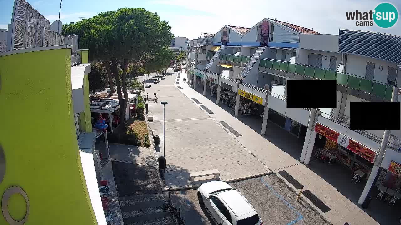 Webcam Bibione Einkaufsstraße – Liveblick