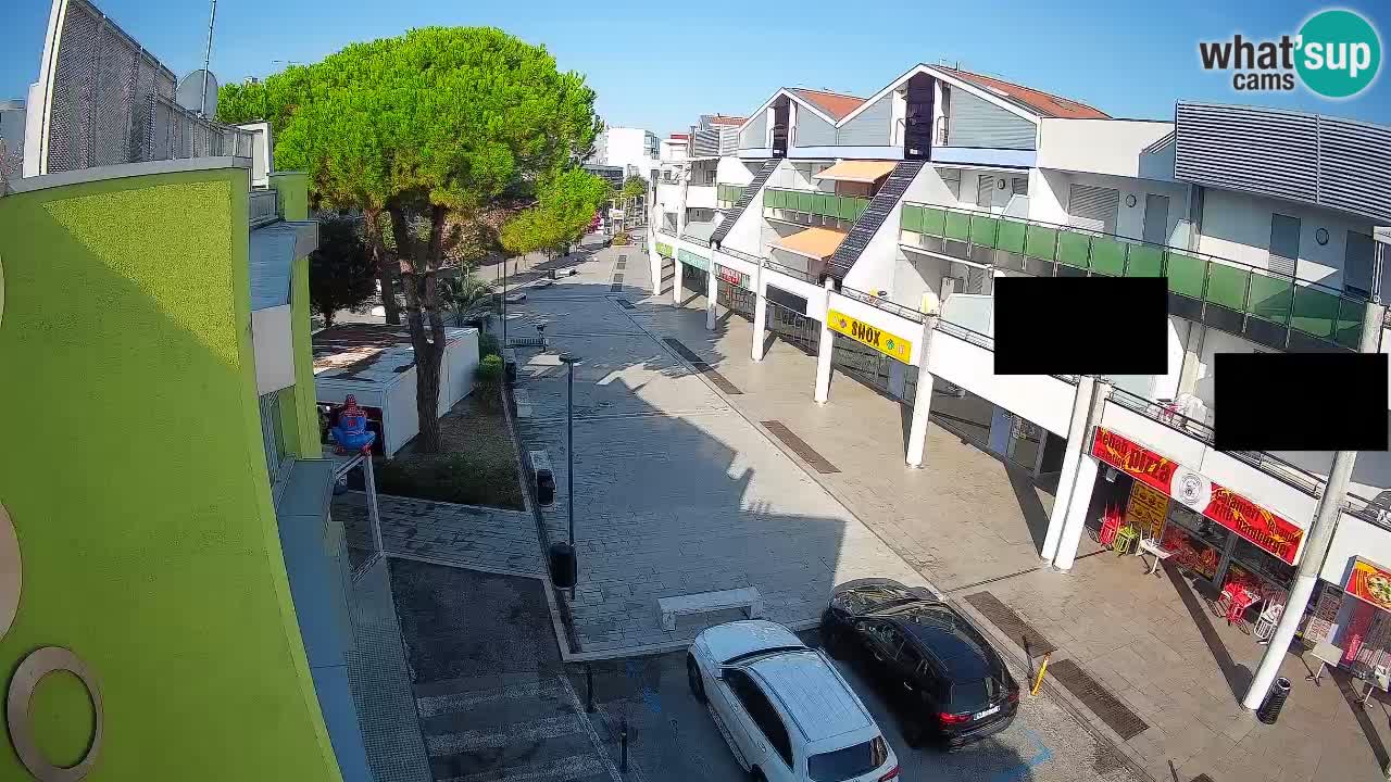 Webcam Bibione Einkaufsstraße – Liveblick
