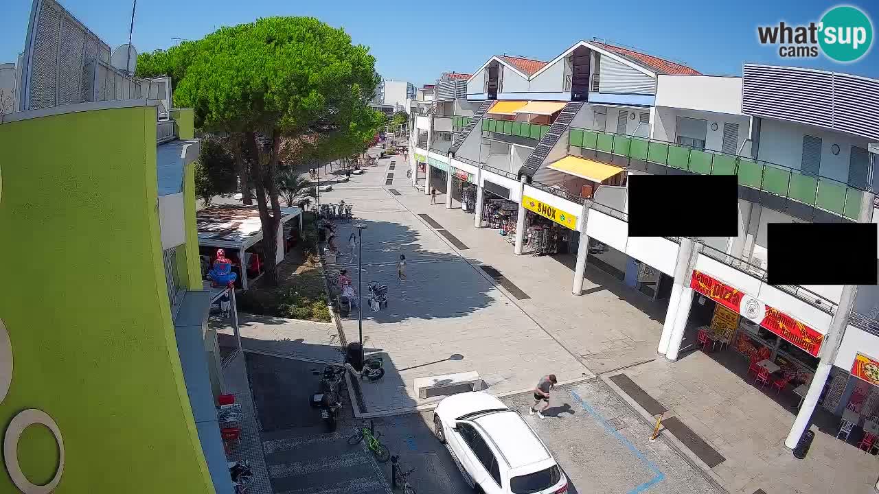Webcam Bibione Einkaufsstraße – Liveblick