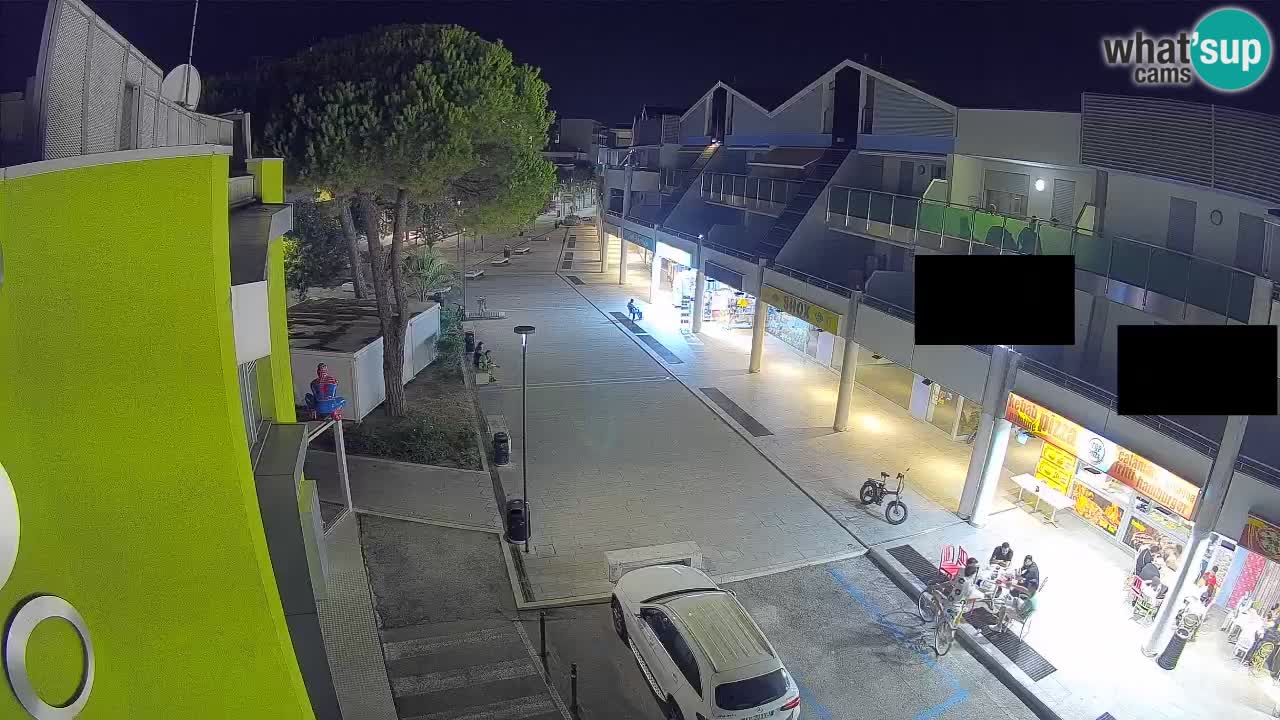 Webcam Bibione Einkaufsstraße – Liveblick