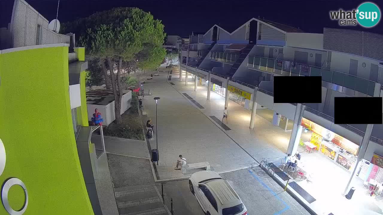 Webcam Via dello Shopping Bibione – Diretta Live