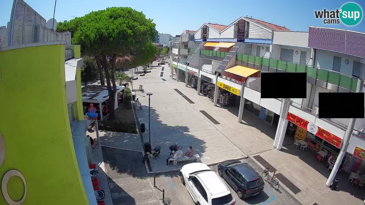Webcam Rue Commerçante de Bibione – Vue en direct