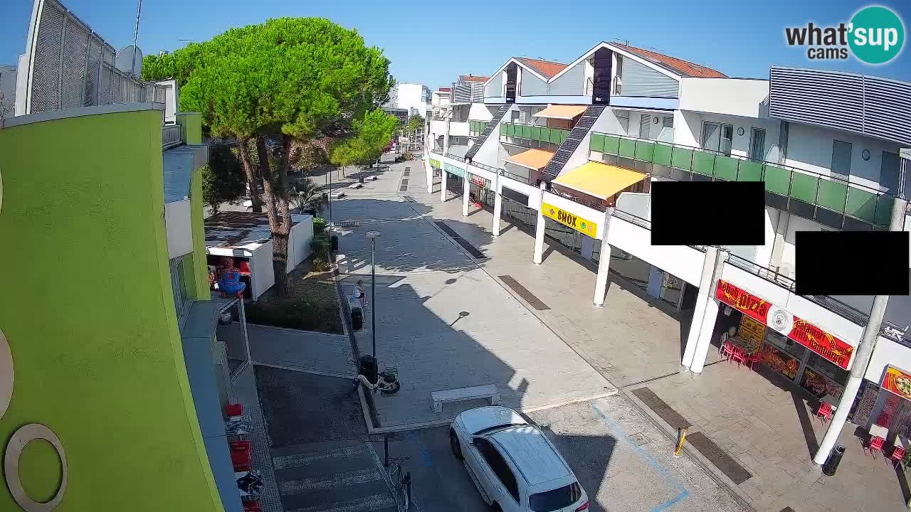 Webcam Rue Commerçante de Bibione – Vue en direct