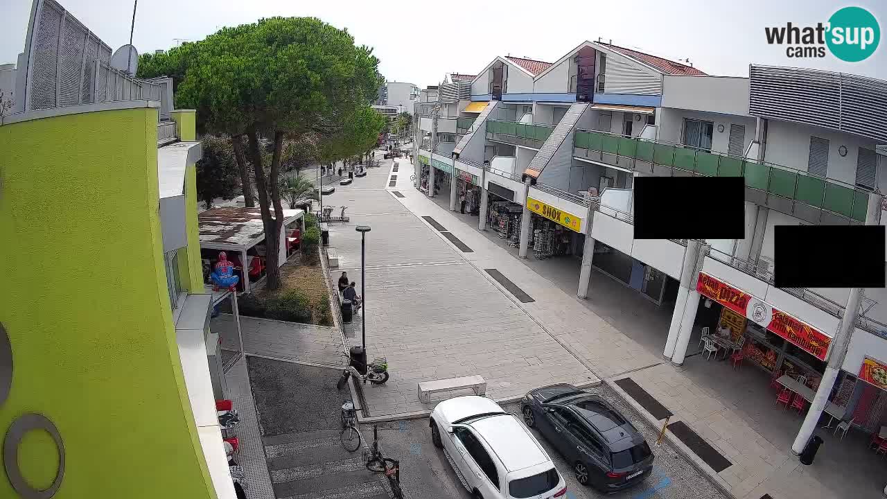 Webcam Rue Commerçante de Bibione – Vue en direct