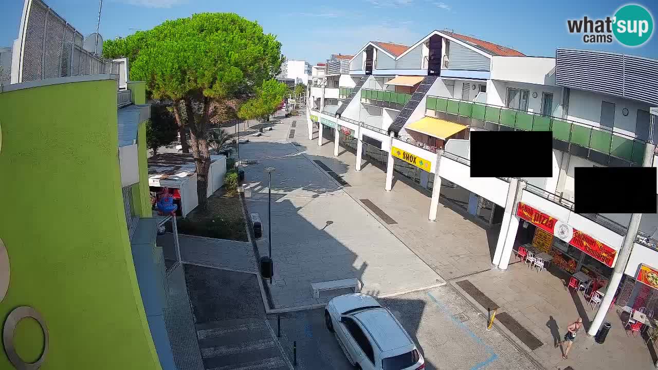 Webcam Bibione Einkaufsstraße – Liveblick