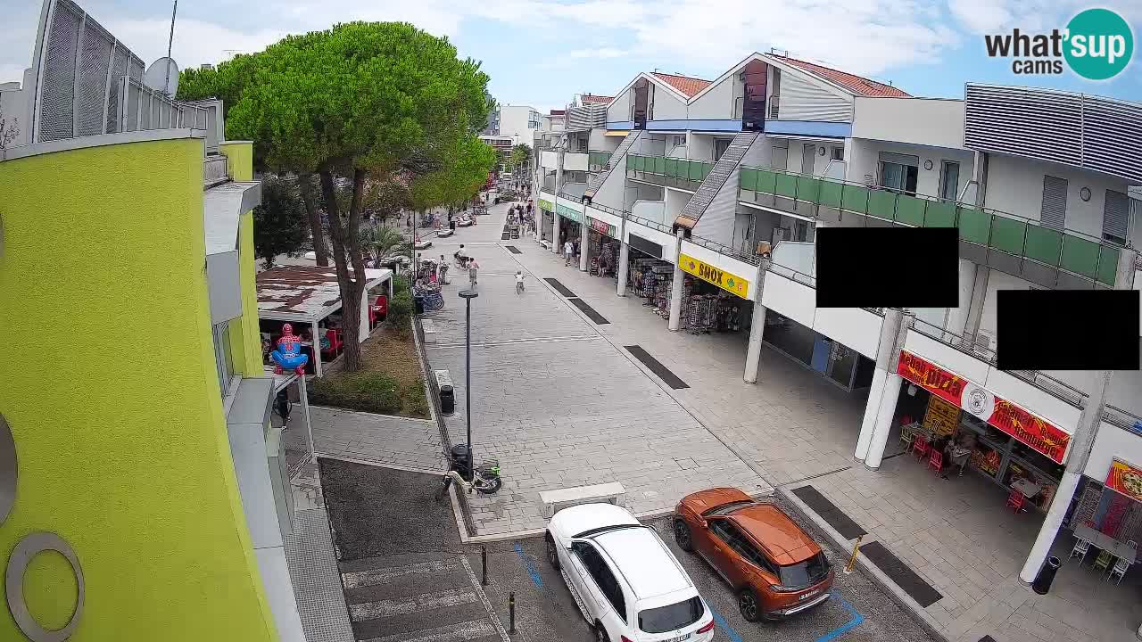 Webcam Bibione Einkaufsstraße – Liveblick