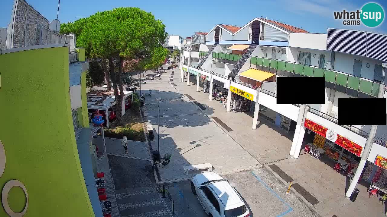 Web kamera Bibione – Trgovačka ulica uživo
