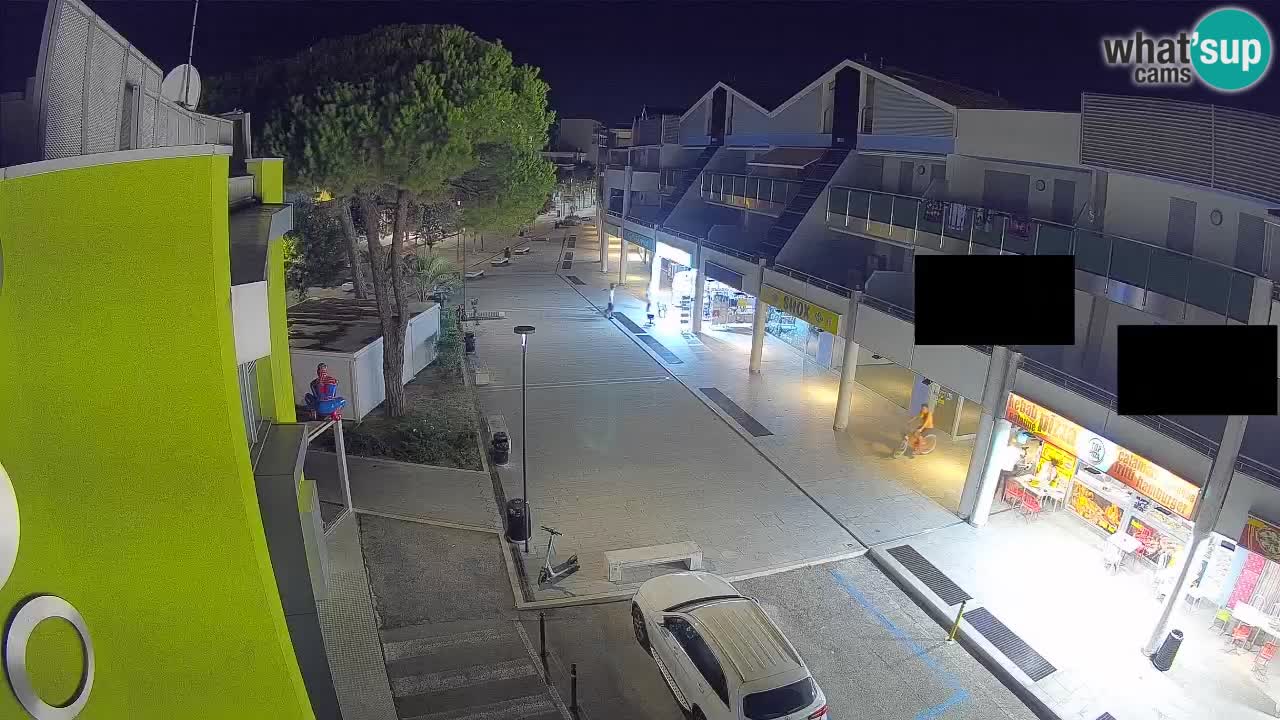 Webcam Rue Commerçante de Bibione – Vue en direct