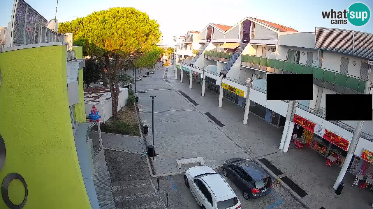 Webcam Bibione Einkaufsstraße – Liveblick