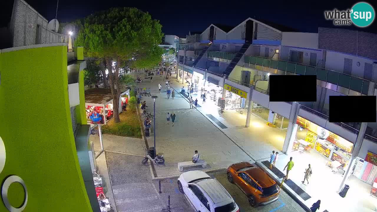 Web kamera Bibione – Trgovačka ulica uživo