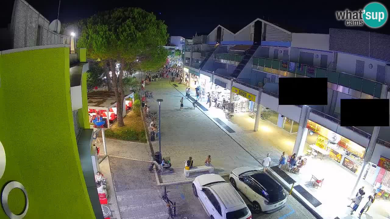 Webcam Bibione Einkaufsstraße – Liveblick