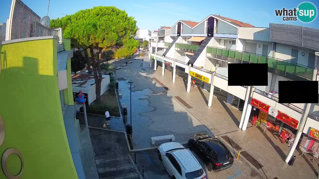 Webcam Bibione Einkaufsstraße – Liveblick
