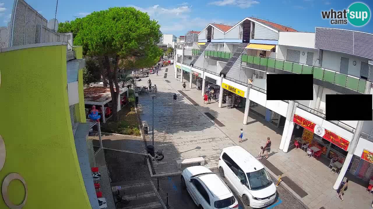 Webcam Rue Commerçante de Bibione – Vue en direct