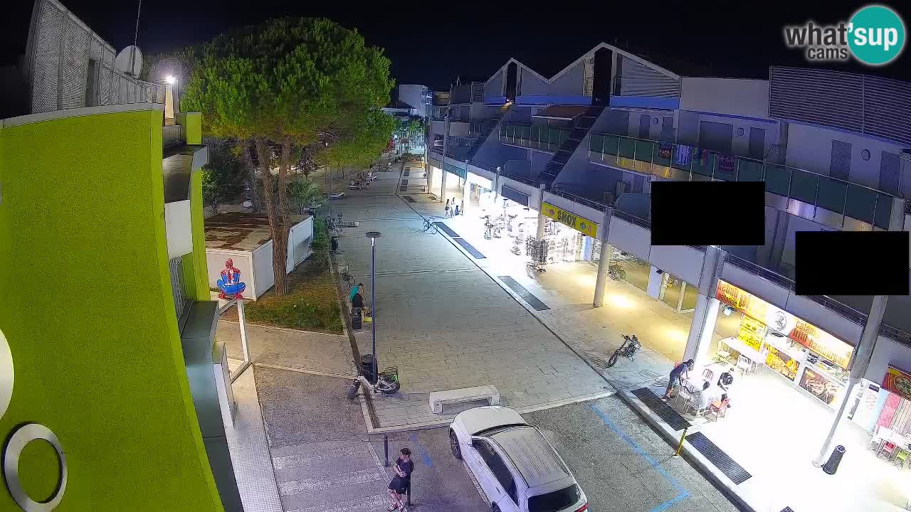 Webcam Bibione Einkaufsstraße – Liveblick
