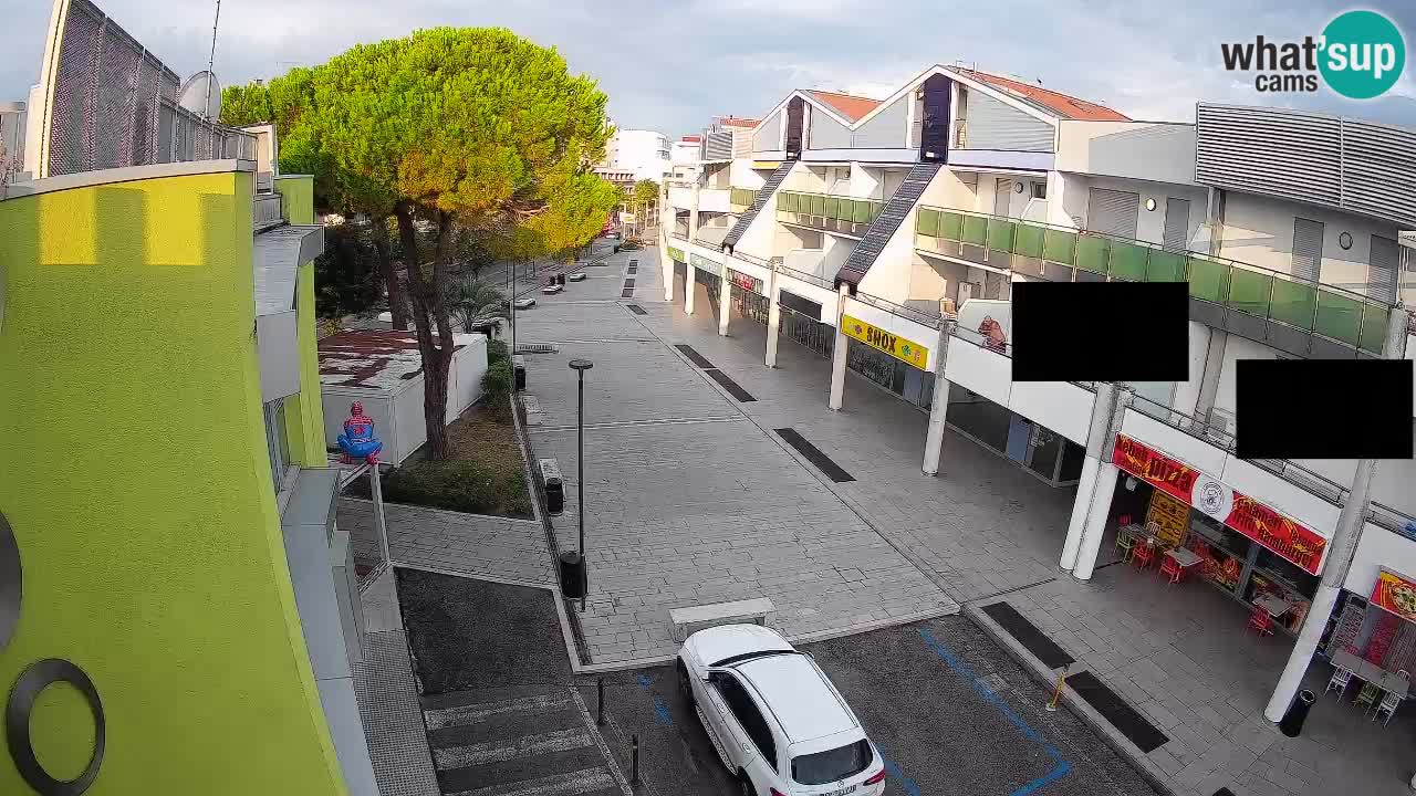 Webcam Rue Commerçante de Bibione – Vue en direct