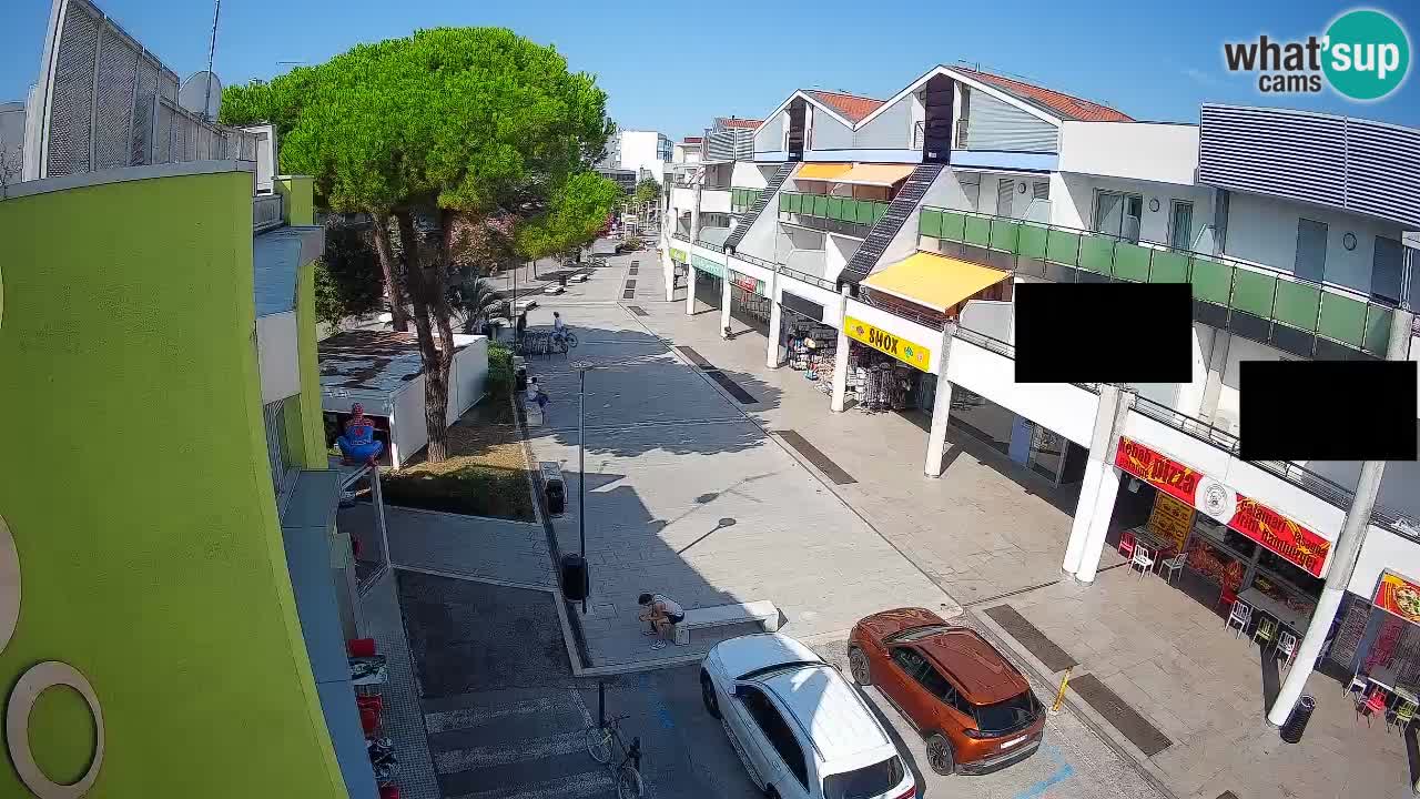 Webcam Bibione Einkaufsstraße – Liveblick