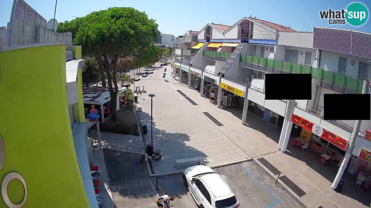 Webcam Bibione Einkaufsstraße – Liveblick