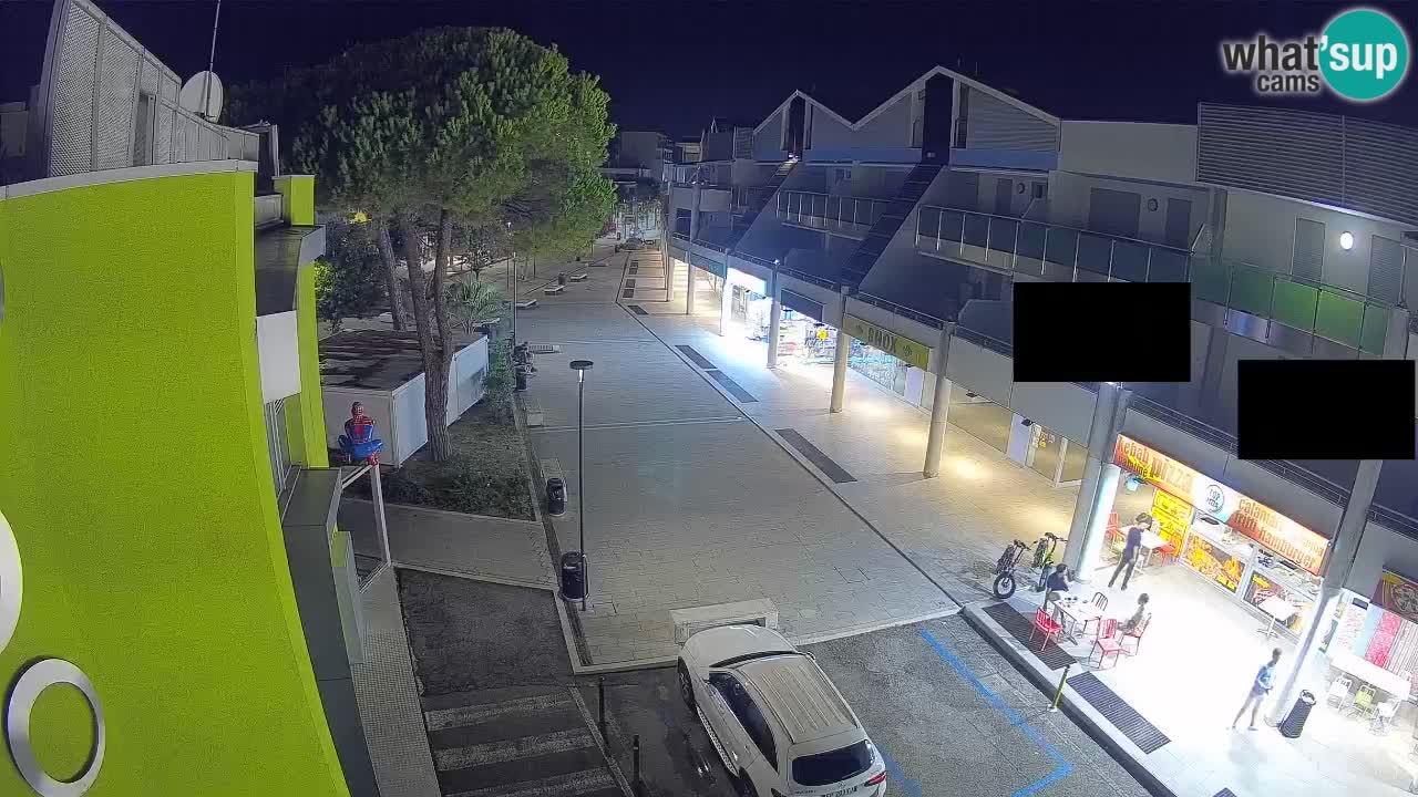 Web kamera Bibione – Trgovačka ulica uživo