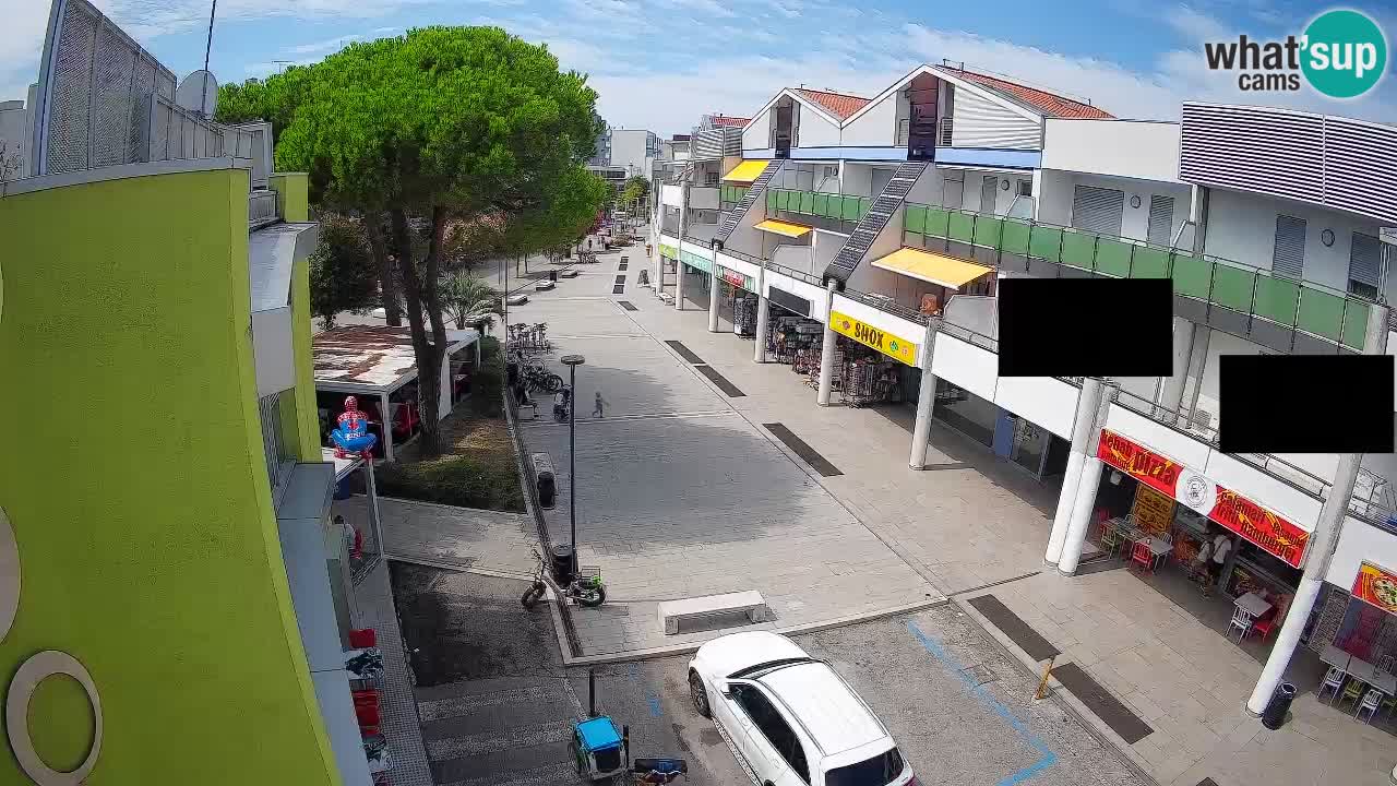 Webcam Bibione Einkaufsstraße – Liveblick