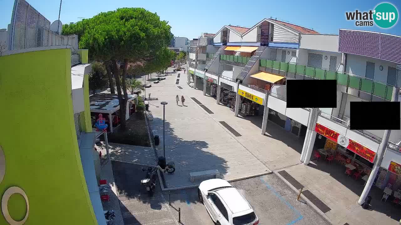 Web kamera Bibione – Trgovačka ulica uživo