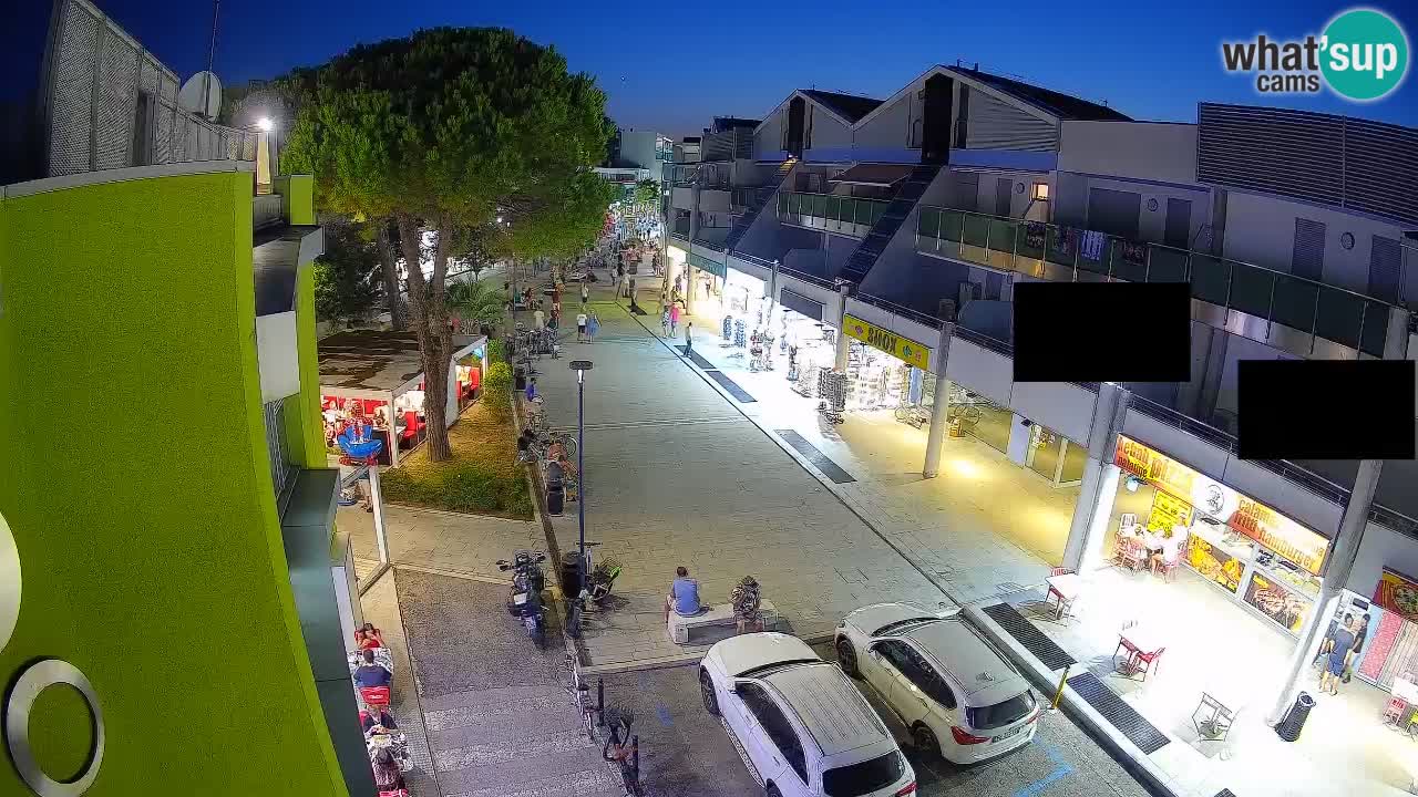 Webcam Bibione Einkaufsstraße – Liveblick