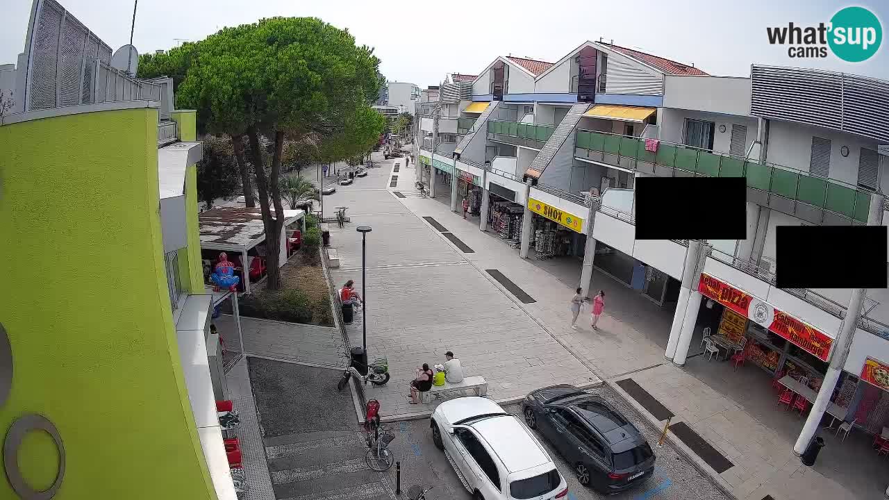 Webcam Bibione Einkaufsstraße – Liveblick
