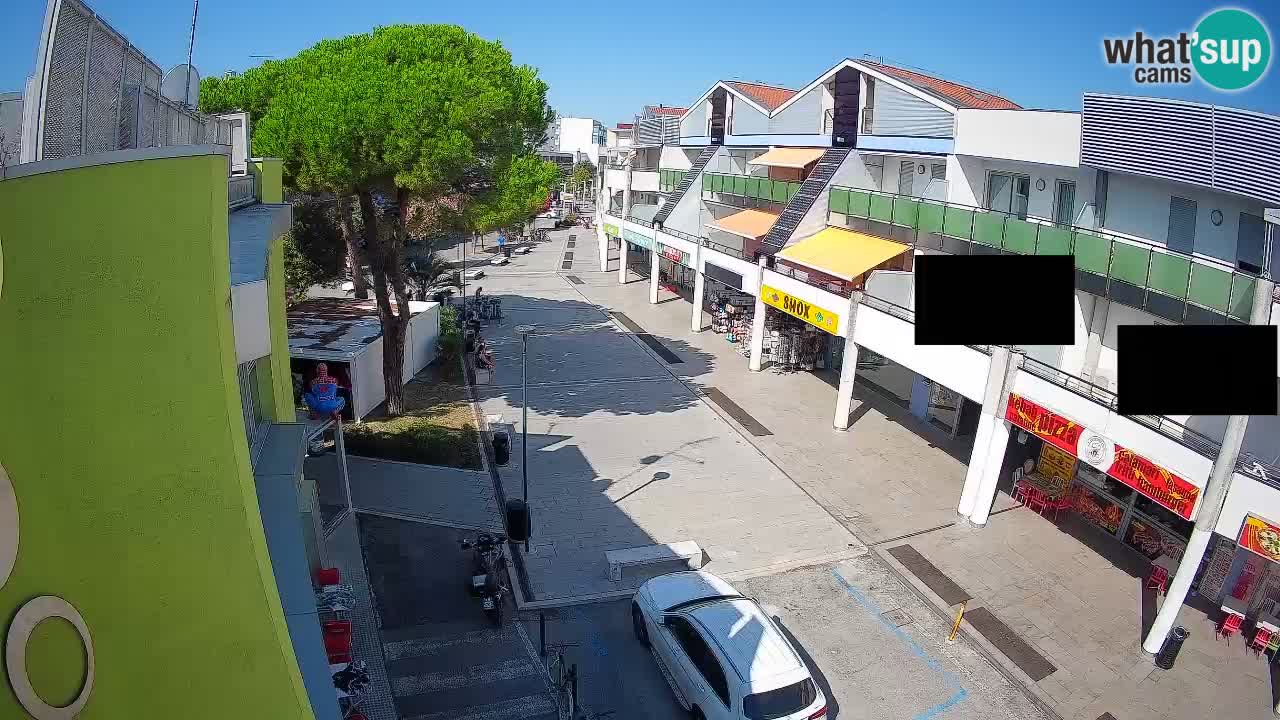 Webcam Bibione Einkaufsstraße – Liveblick