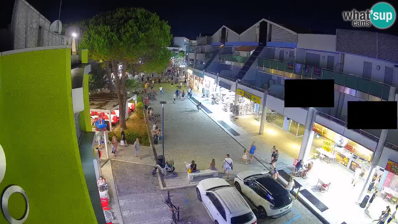 Webcam Bibione Einkaufsstraße – Liveblick