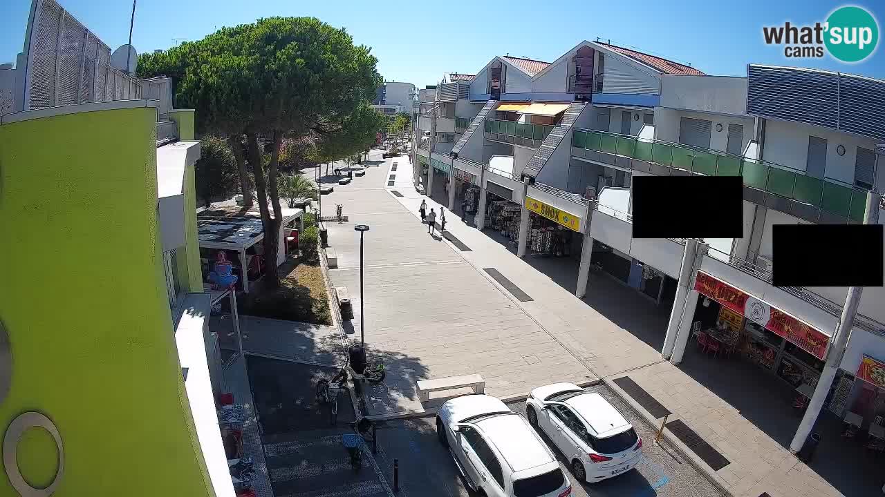 Webcam Bibione Einkaufsstraße – Liveblick