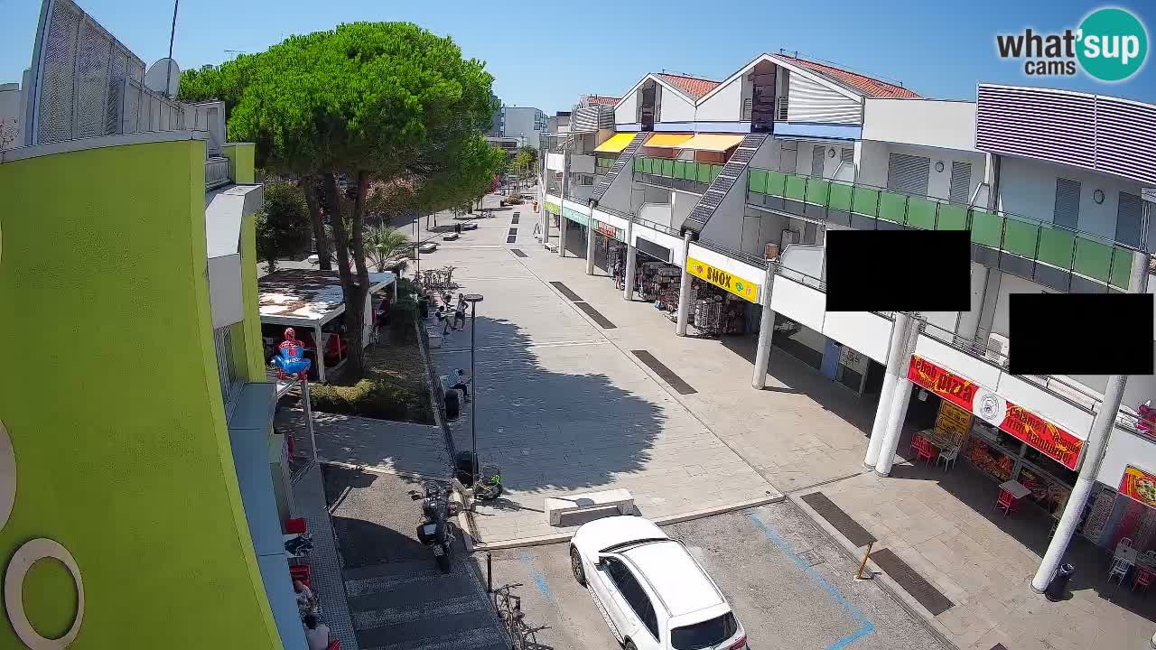 Webcam Bibione Einkaufsstraße – Liveblick