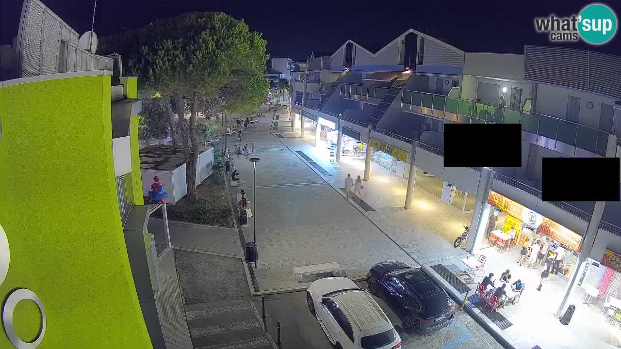 Webcam Bibione Einkaufsstraße – Liveblick