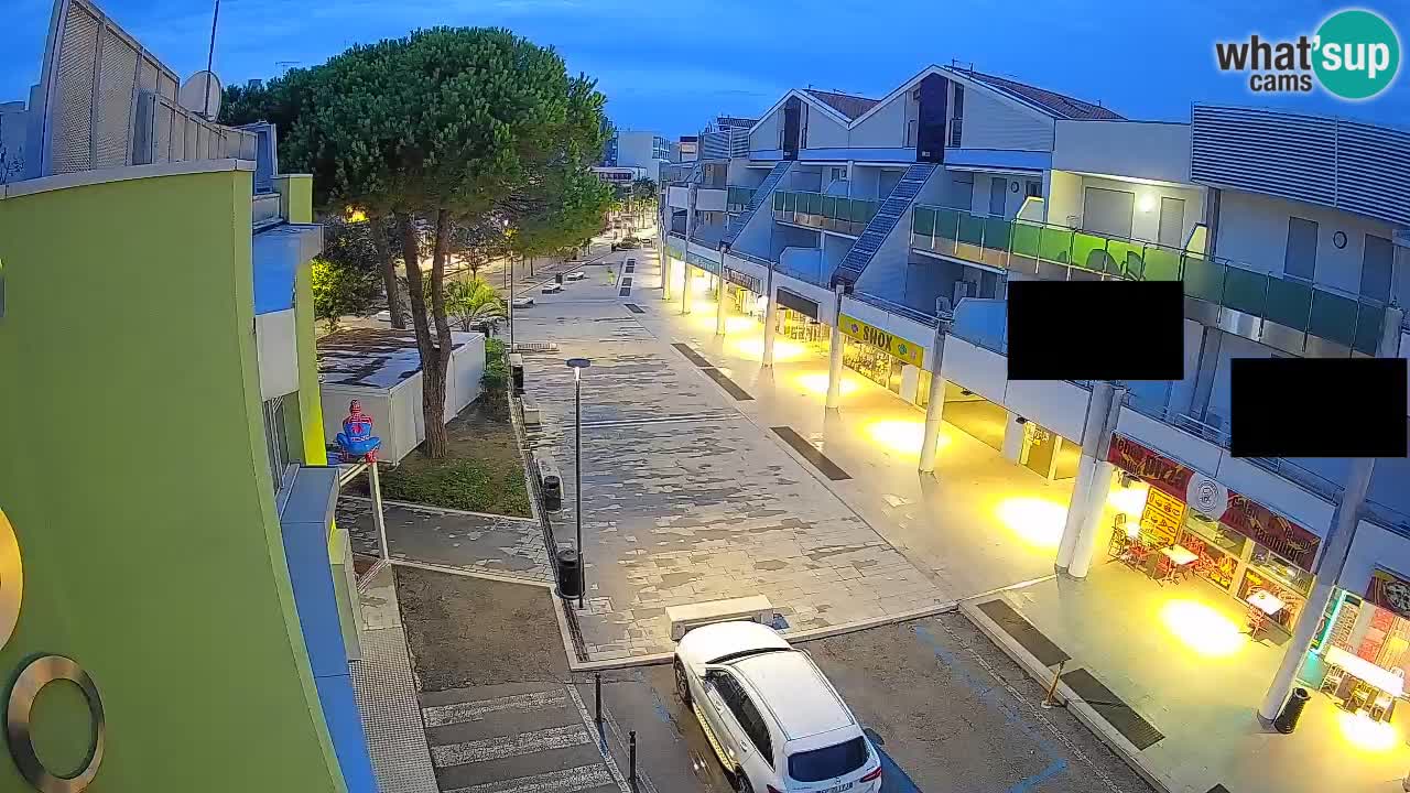 Webcam Bibione Einkaufsstraße – Liveblick