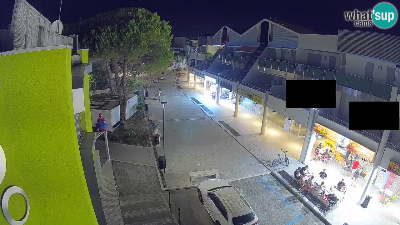 Webcam Bibione Einkaufsstraße – Liveblick