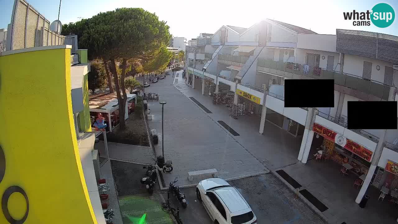 Webcam Bibione Einkaufsstraße – Liveblick