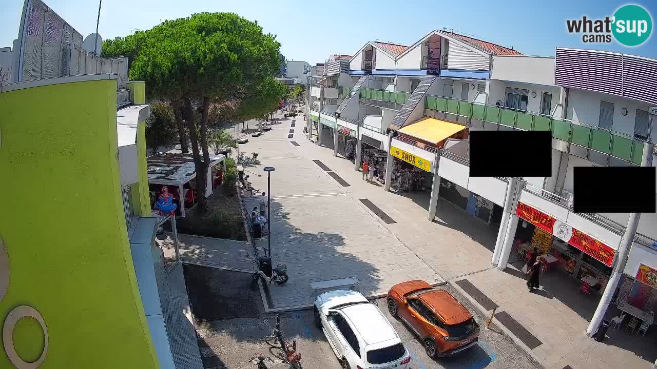 Webcam Bibione Einkaufsstraße – Liveblick