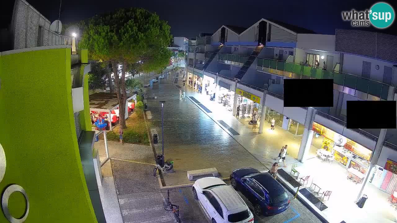 Webcam Rue Commerçante de Bibione – Vue en direct