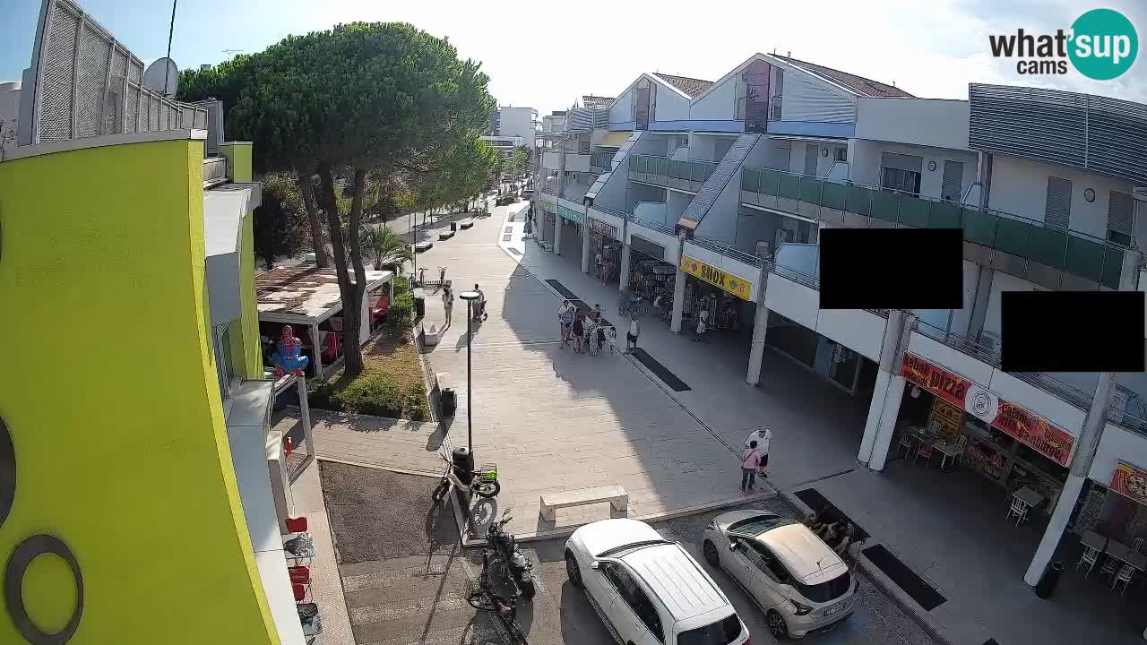 Webcam Bibione Einkaufsstraße – Liveblick