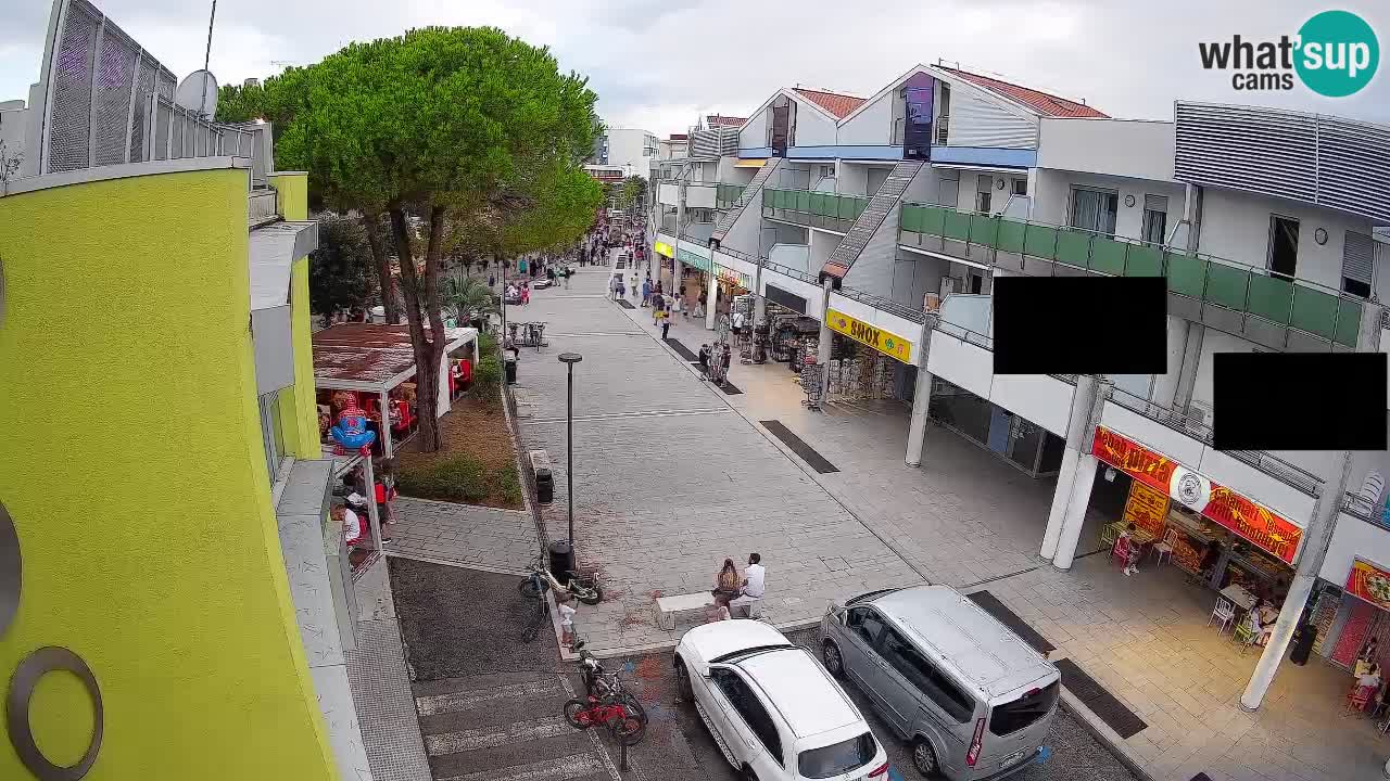 Webcam Bibione Einkaufsstraße – Liveblick