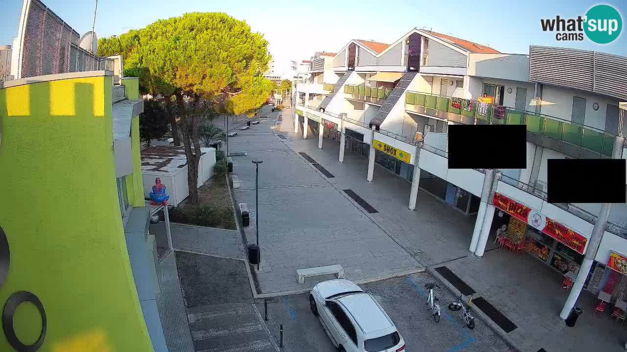 Webcam Bibione Einkaufsstraße – Liveblick