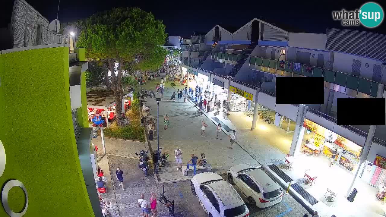 Webcam Rue Commerçante de Bibione – Vue en direct