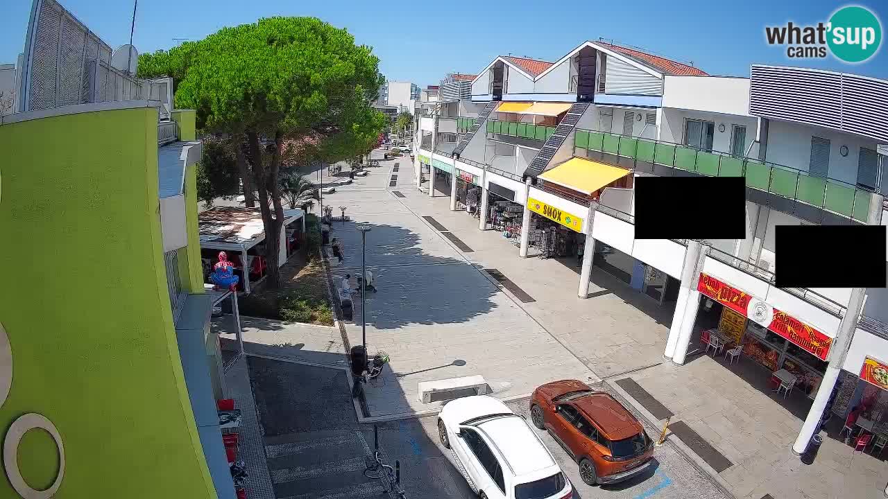 Webcam Bibione Einkaufsstraße – Liveblick