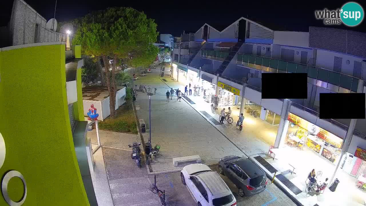 Webcam Via dello Shopping Bibione – Diretta Live