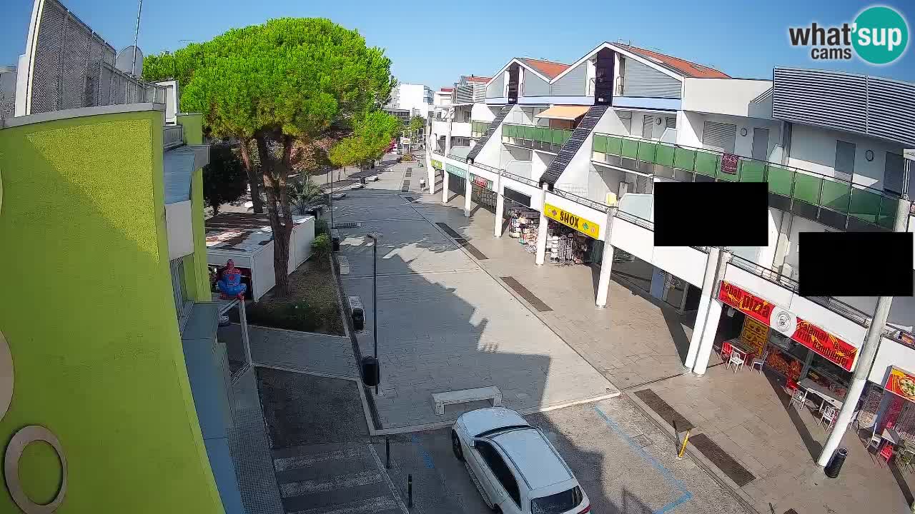 Web kamera Bibione – Trgovačka ulica uživo