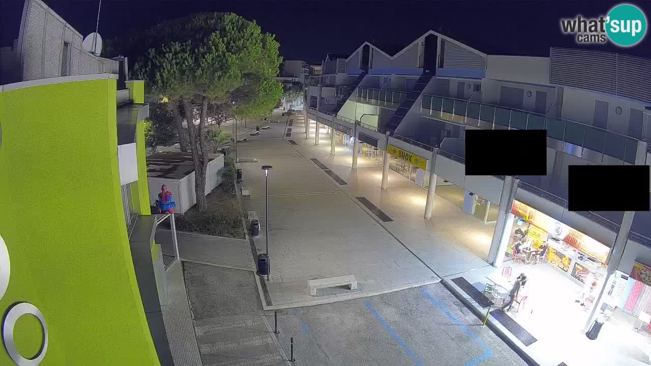 Web kamera Bibione – Trgovačka ulica uživo