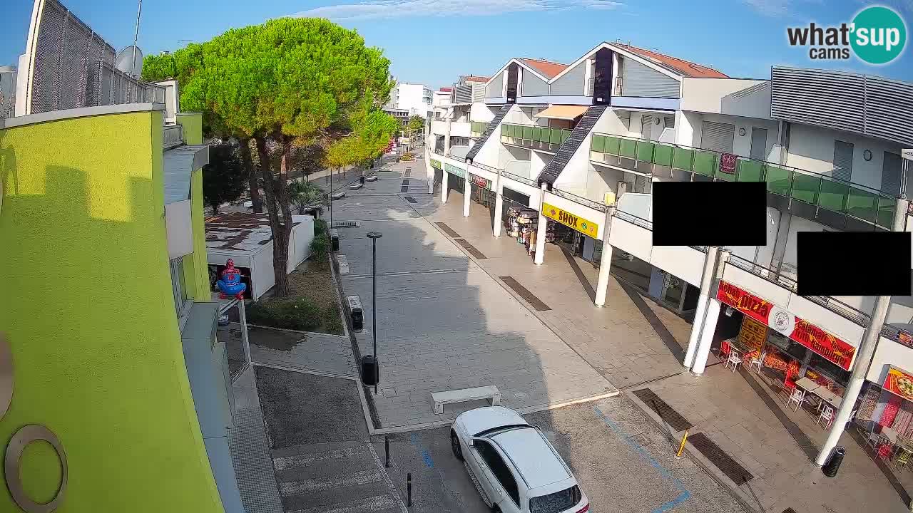 Webcam Bibione Einkaufsstraße – Liveblick
