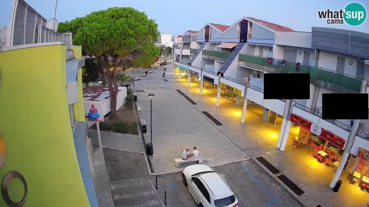 Webcam Bibione Einkaufsstraße – Liveblick