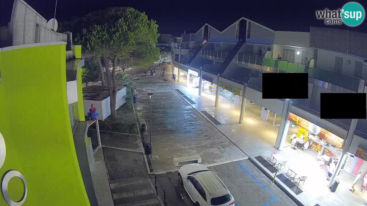 Web kamera Bibione – Trgovačka ulica uživo