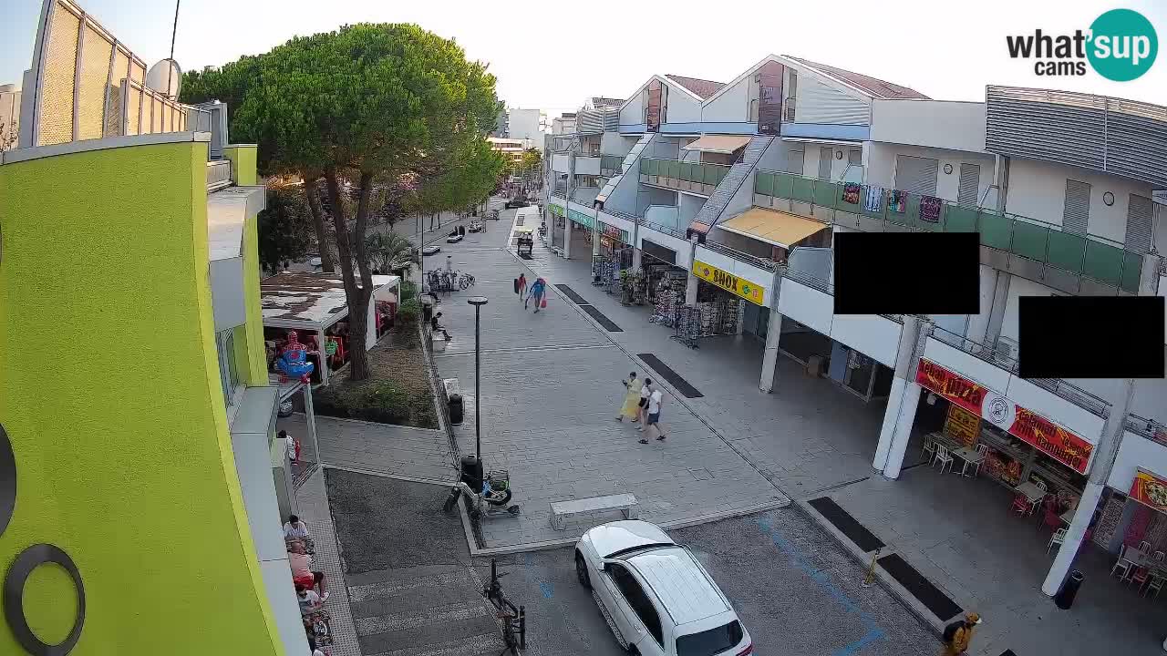 Webcam Bibione Einkaufsstraße – Liveblick